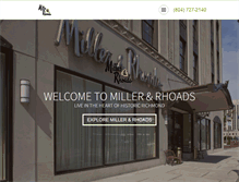 Tablet Screenshot of millerandrhoads.com